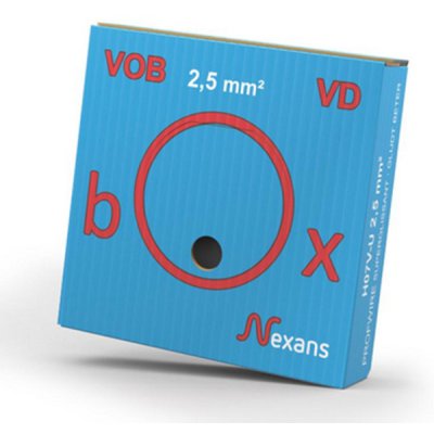 Nexans Draad VD 2.5 blauw (Box 100 m)
