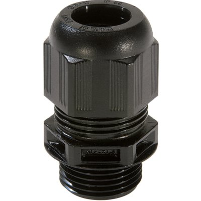 WISKA Wartel M25 zwart (50 st)