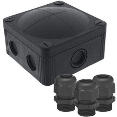 WISKA Kabeldoos 407 zwart