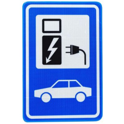 Verkeersbord Oplaadpunt elektrische auto