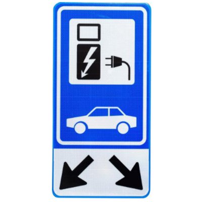Verkeersbord Oplaadpunt elektrische auto's
