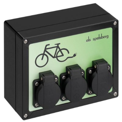 SPELSBERG E-bike laadpunt 3 aansluitingen