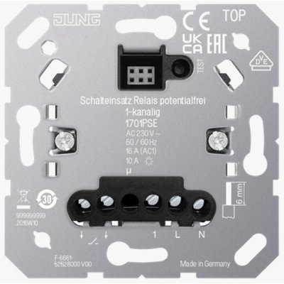 Jung Relaiseenheid Pot.vrij voor intelligent neventoestel
