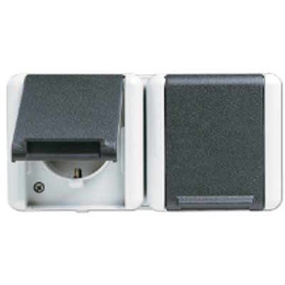 Jung WG800 Dubbele WCD horizontaal