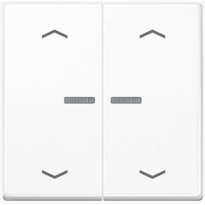 Jung HOME Schakelwip 2v op/neer wit