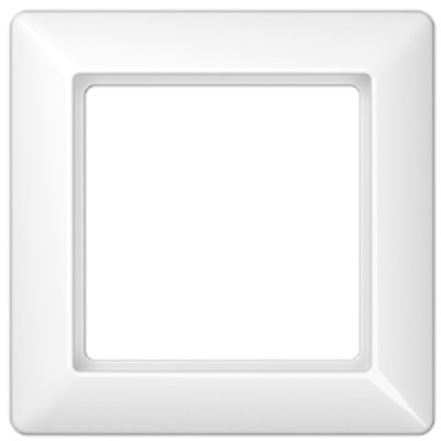 Jung AS500 Afdekraam 1v wit